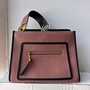 Fendi Leather Runaway Handle Bag